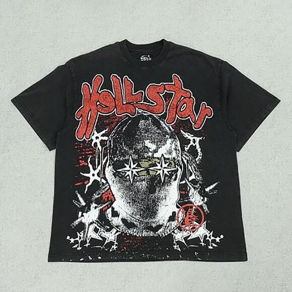 Hellstar Black Vintage Cotton Short Sleeve